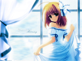 Girl blue dress window blue - a blue dress free wallpaper for desktop