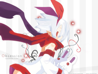 Whitehair dancer reddress aliceprin anime - dress free wallpaper