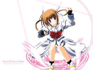 Anime bow white dress magical - a bow free wallpaper