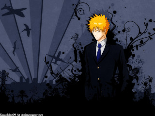 Yellow hair suit man blue - andrew law free wallpaper for desktop