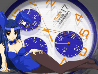 Blue hair letting on ground - a blue face free wallpaper