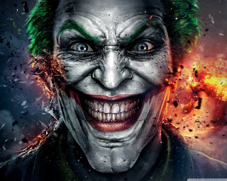 Joker dark knight green hair - the dark knight free wallpaper