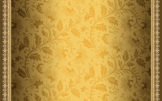 Gold background gold border floral - a gold background free wallpaper for desktop