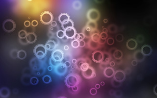 Bubbles rainbow blur abstract lens - bubble free wallpaper for desktop