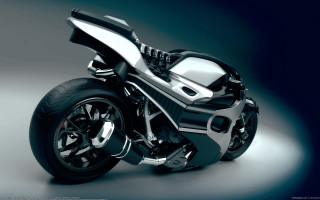 Futuristic motorcycle studio photo gradient - a futuristic motorcycle free wallpaper