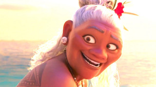 Woman white hair red flower - a red flower free wallpaper