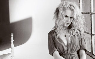 Woman dress window shadow blackwhite - a shadow of a man free wallpaper