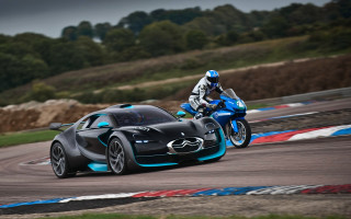 Motorcycle race track futurism blurry - a race track free wallpaper