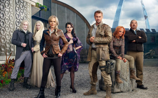 Group people building bridge antipodeans - a bridge in the background free wallpaper for desktop