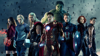 Avengers group cloudy sky lightning 2 - a group of avengers characters free wallpaper for desktop