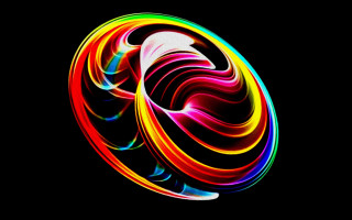 Colorful swirl light black background 4 - alexander rodchenko free wallpaper