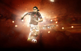 Soccer man kicking ball aurora - photoshop free wallpaper