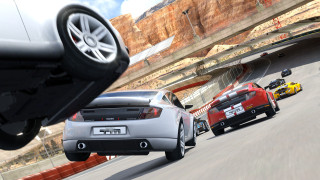 Car bridge road red motion - derek hill free wallpaper for desktop