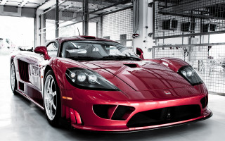 Red sports car garage man 2 - free cars wallpaper