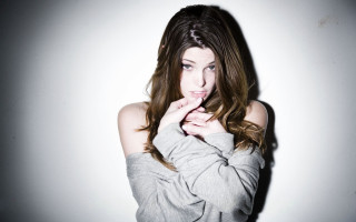 Aramenta dianthe vail blackwhite seductive - tachisme free wallpaper