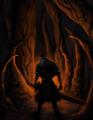 Man cave sword glowing head - anato finnstark free wallpaper for mobile