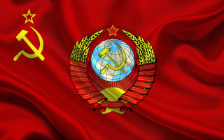 Red flag hammer sickle socialist - sick symbol free wallpaper