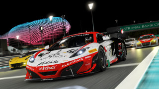 Racing car night race track - antoni pitxot free wallpaper