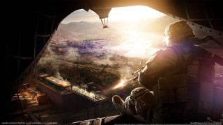 Military man city mountains bright - a man in a military uniform free wallpaper