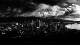 City clouds water matte cinematic - ben thompson free wallpaper