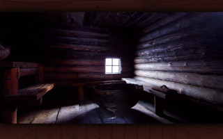 Room window wooden bench corner - a wooden bench free wallpaper