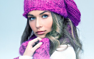 Eszter mattioni purple hat scarf - a white sweater free wallpaper