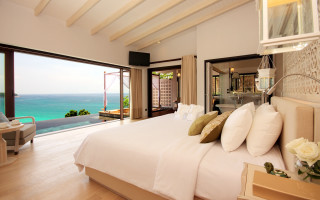 Bedroom ocean view balcony dream - a balcony free wallpaper for desktop