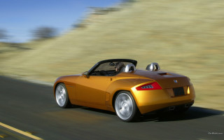 Yellow sports car hillside driving - a yellow sports car free wallpaper