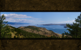 Mountain lake forest sky reflection 4 - a picture of a mountain free wallpaper