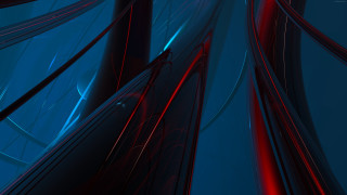 Blue red abstract lines curves - abstract background free wallpaper