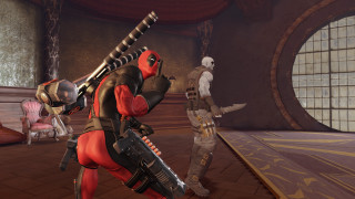 Deadpool skeleton man costume gun - doc hammer free wallpaper