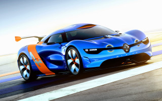 Blue orange sports car track - a track free wallpaper for desktop
