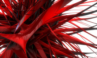 Red sculpture white background blue - edward dugmore free wallpaper