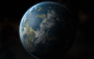 Earth space astronaut moon stars - a view of the earth free wallpaper