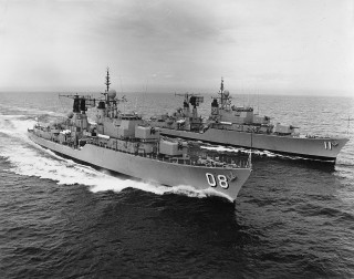 Two ships in the water - 1 9 7 0 s free wallpaper