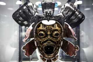 Robot mask wings helmet glass - other item free wallpaper