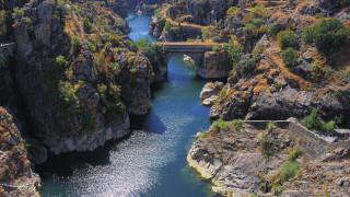 River canyon bridge nature starry - a canyon next free wallpaper