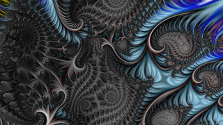 Blue black spiral center generative - a spiral design free wallpaper