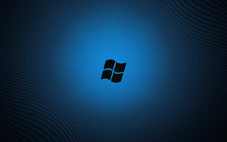 Blue background black blue logo - 4 k wallpaper free wallpaper