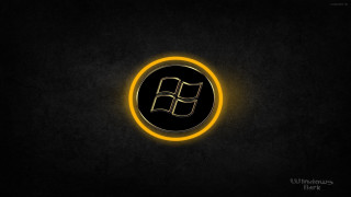 Black yellow circle yellow glow - a yellow circle free wallpaper