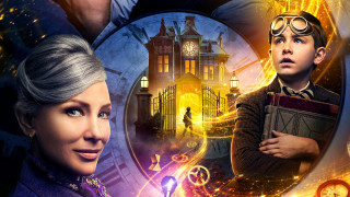 Woman boy clock face city - a face free wallpaper for desktop