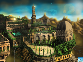 City bridge tower clock waterfall - a waterfall in the middle free wallpaper