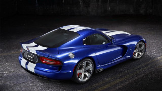 Blue sports car white stripes - white stripe free wallpaper