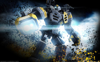 Robot light gun debris battle - debris free wallpaper