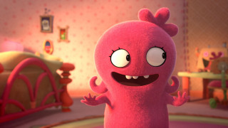 Pink cartoon character room bed - a room free wallpaper for desktop