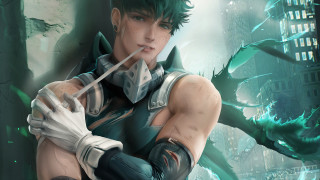 Green hair gloves dragon city - art station free wallpaper