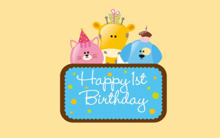 Happy birthday card three cartoon - esaias boursse free wallpaper