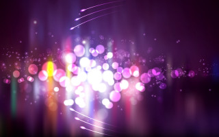 Blurry bright light stars bokeh - a blurry image free wallpaper for desktop