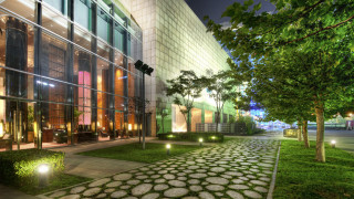 Night cityscape tokyo brickbuilding lights - enguerrand quarton free wallpaper for desktop