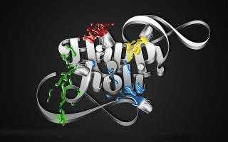 3d text black background colorful - bapu free wallpaper for desktop